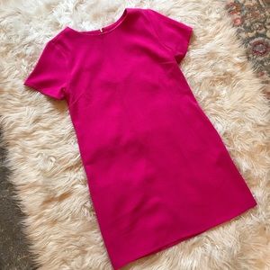 Hot Pink Shift Dress